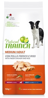 Natural Trainer Dog Adult Medium Chicken Rice