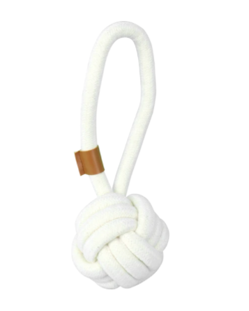 Pawise Premium Cotton Toy - Ball with Handle
