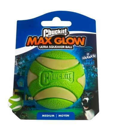 Chuckit Max Glow Ultra Squeaker